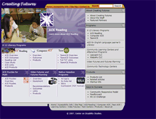 Tablet Screenshot of creating-futures.org